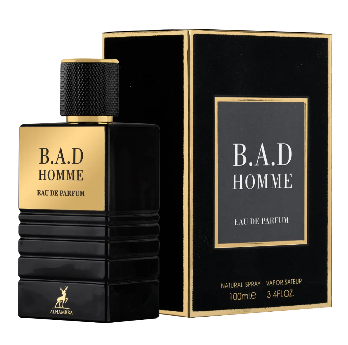 B.A.D Homme By Maison Alhambra Eau De Parfum Spray 3.4 oz 100 ml