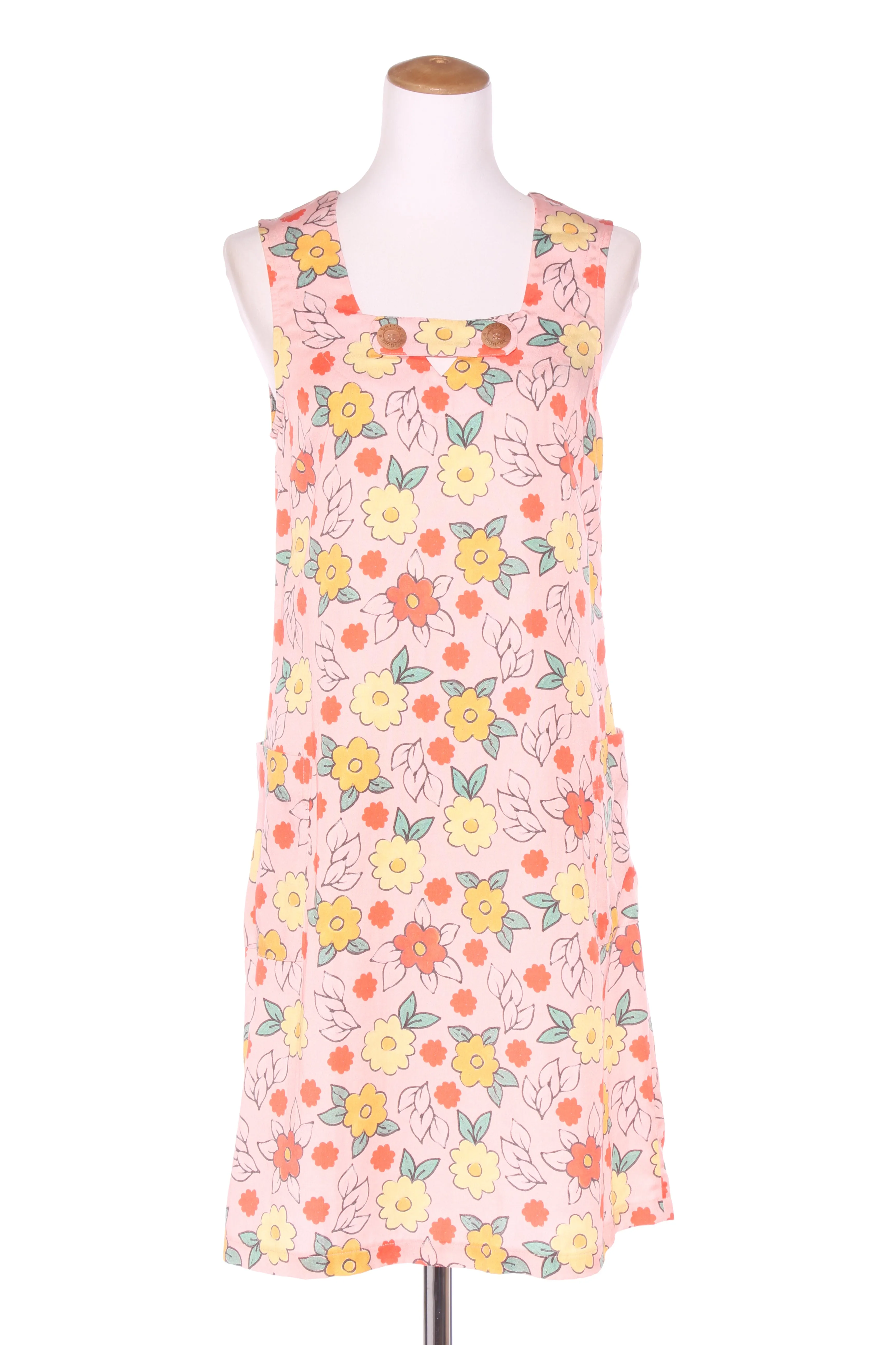 BETTIE MONROE - Painted floral pinafore dress! 8