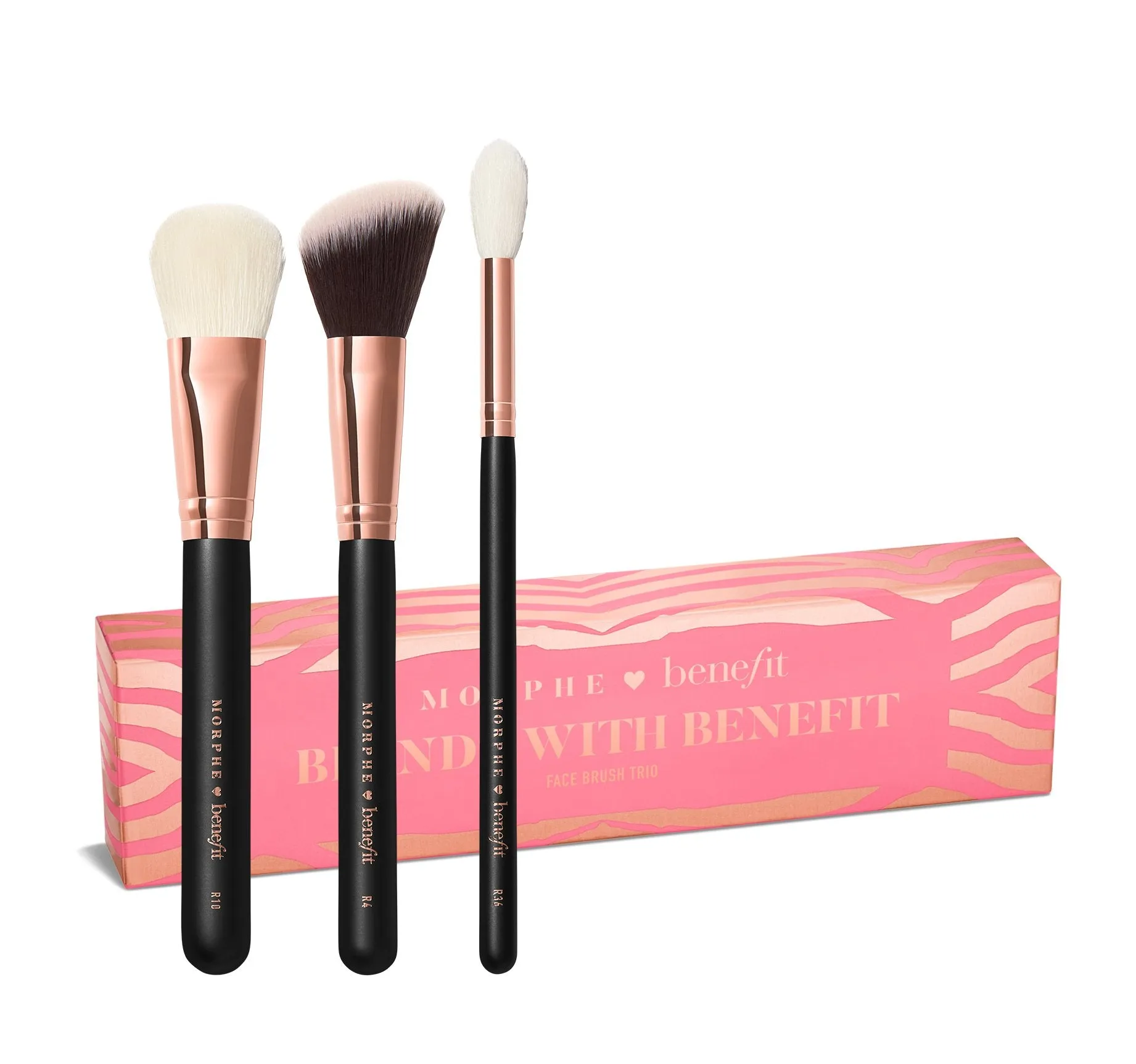 BLENDS WITH BENEFIT FACE BRUSH TRIO