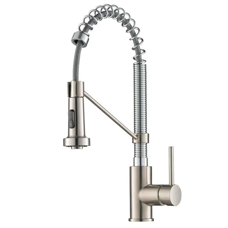 Bolden 18" Commercial Spot Free Kitchen Faucet with Dual-Function Pull Down Sprayer