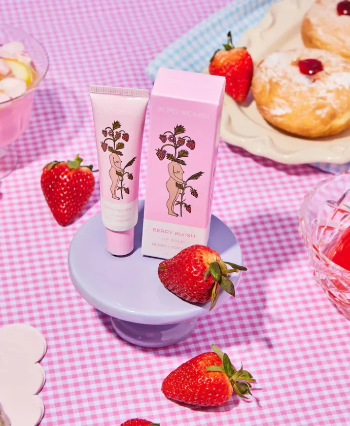 Bopo Berry Blush Lip Balm