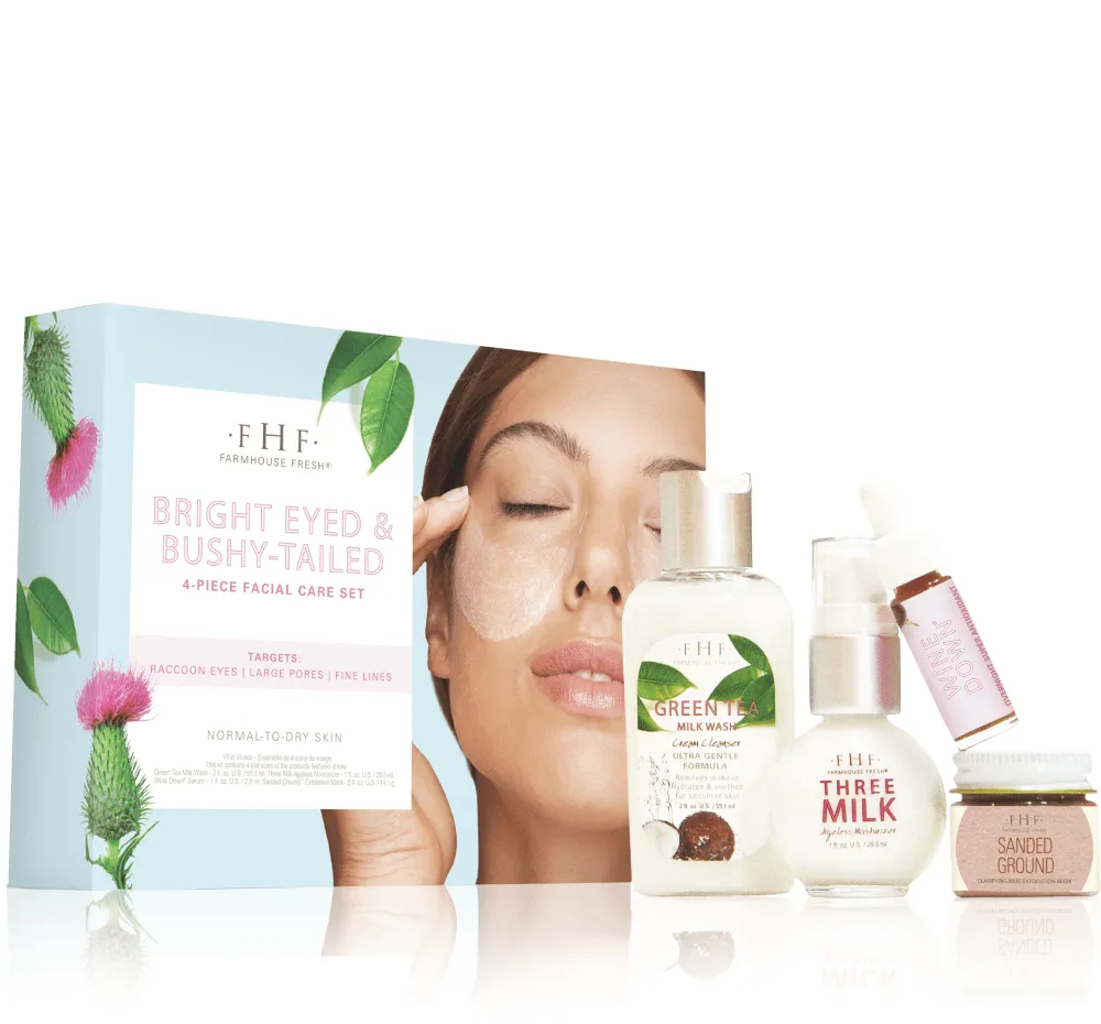 Bright Eyed & Bushy-Tailed 4-Piece Facial Care Set