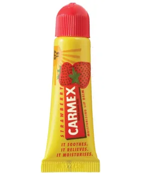 Carma Laboratories Carmex Moisturising Lip Balm Tube Strawberry 10g