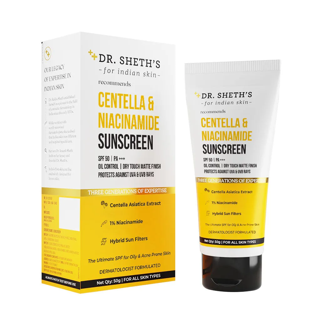 Centella & Niacinamide Oil & Acne Control Sunscreen - 50g