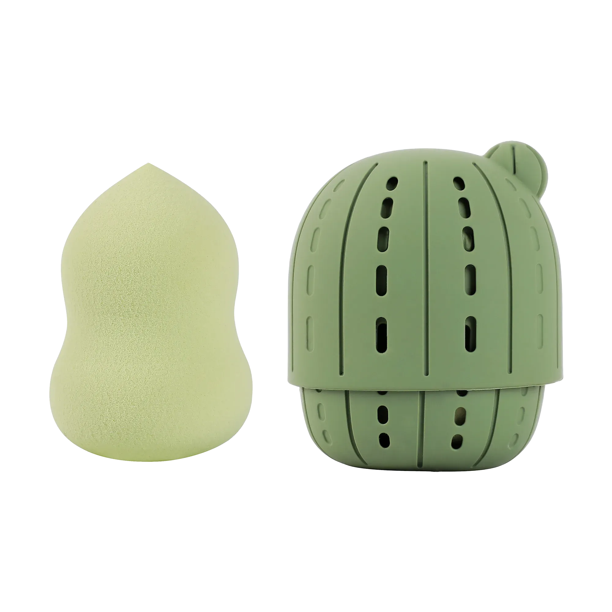 Desert Sage | Blend & Wander Makeup Sponge with Cactus Case