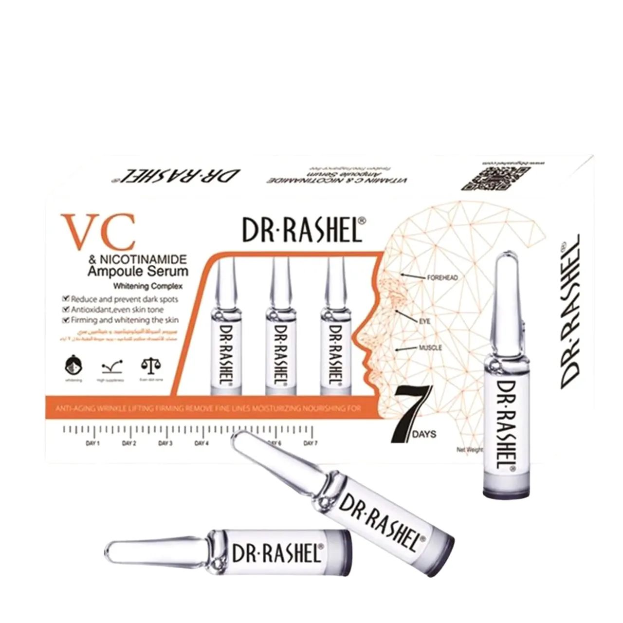 Dr. Rashel VC & Nicotinamide Ampoule Serum Whitening Complex