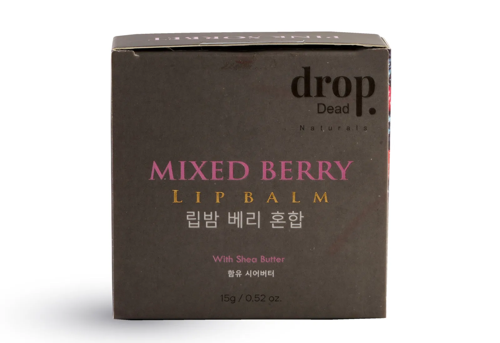 DropDead Naturals Mixed Berry Lip Balm - 15 grams