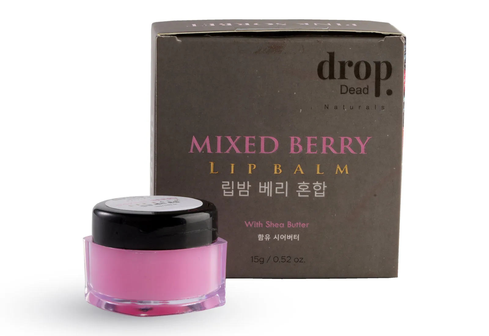 DropDead Naturals Mixed Berry Lip Balm - 15 grams