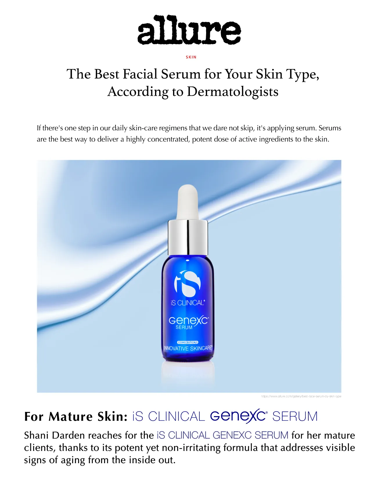 iS Clinical GeneXC Serum