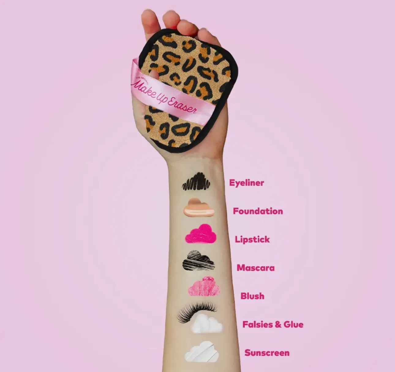 Leopard 7-Day Makeup Eraser Set