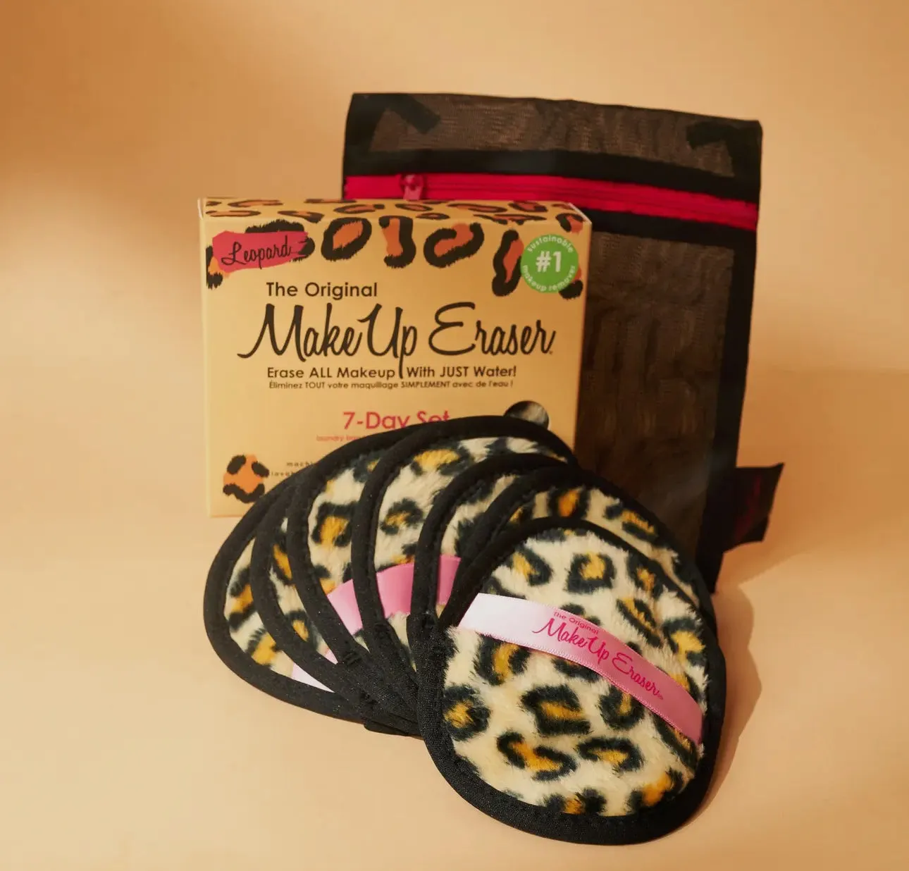 Leopard 7-Day Makeup Eraser Set