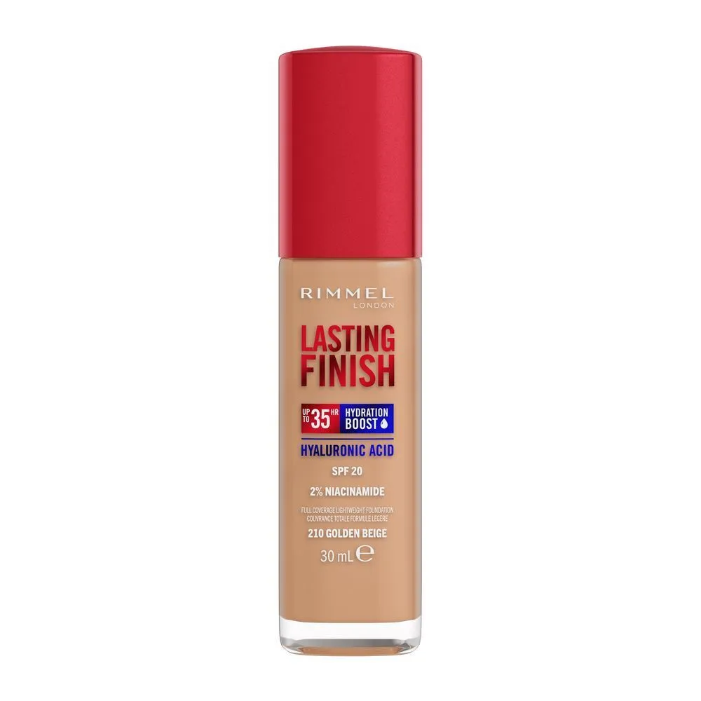 Rimmel London - Lasting Finish Hyaluronic Acid long-lasting 210 Golden Beige