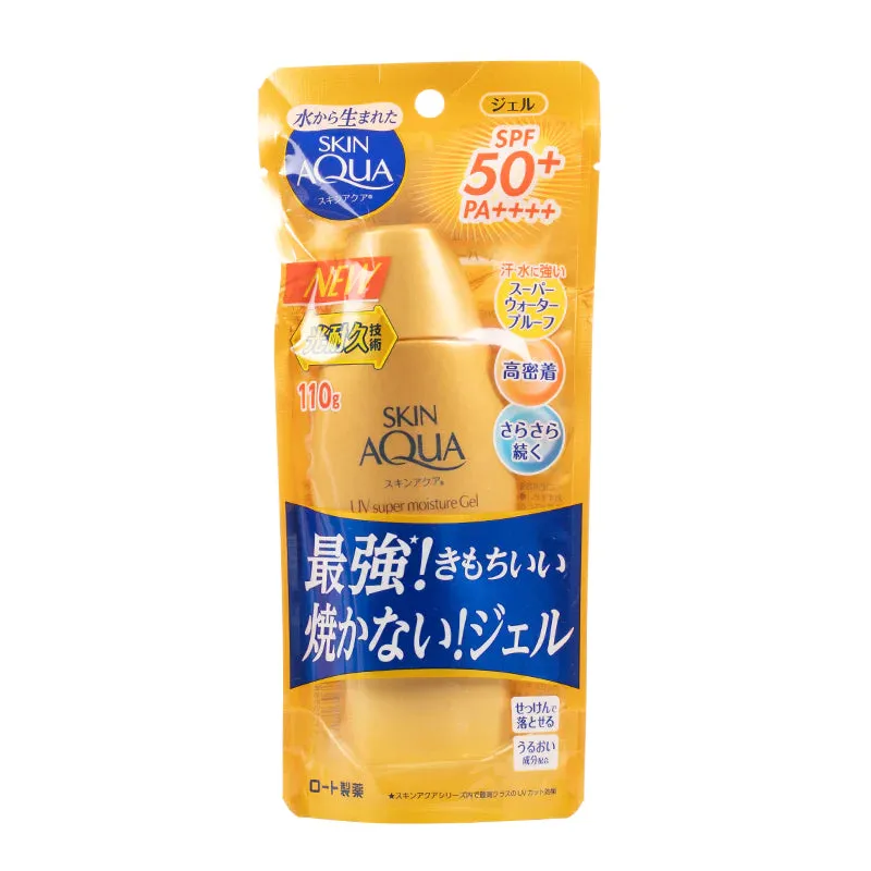 Rohto Mentholatum - Skin Aqua UV Super Moisture Gel Gold SPF 50  PA     110g