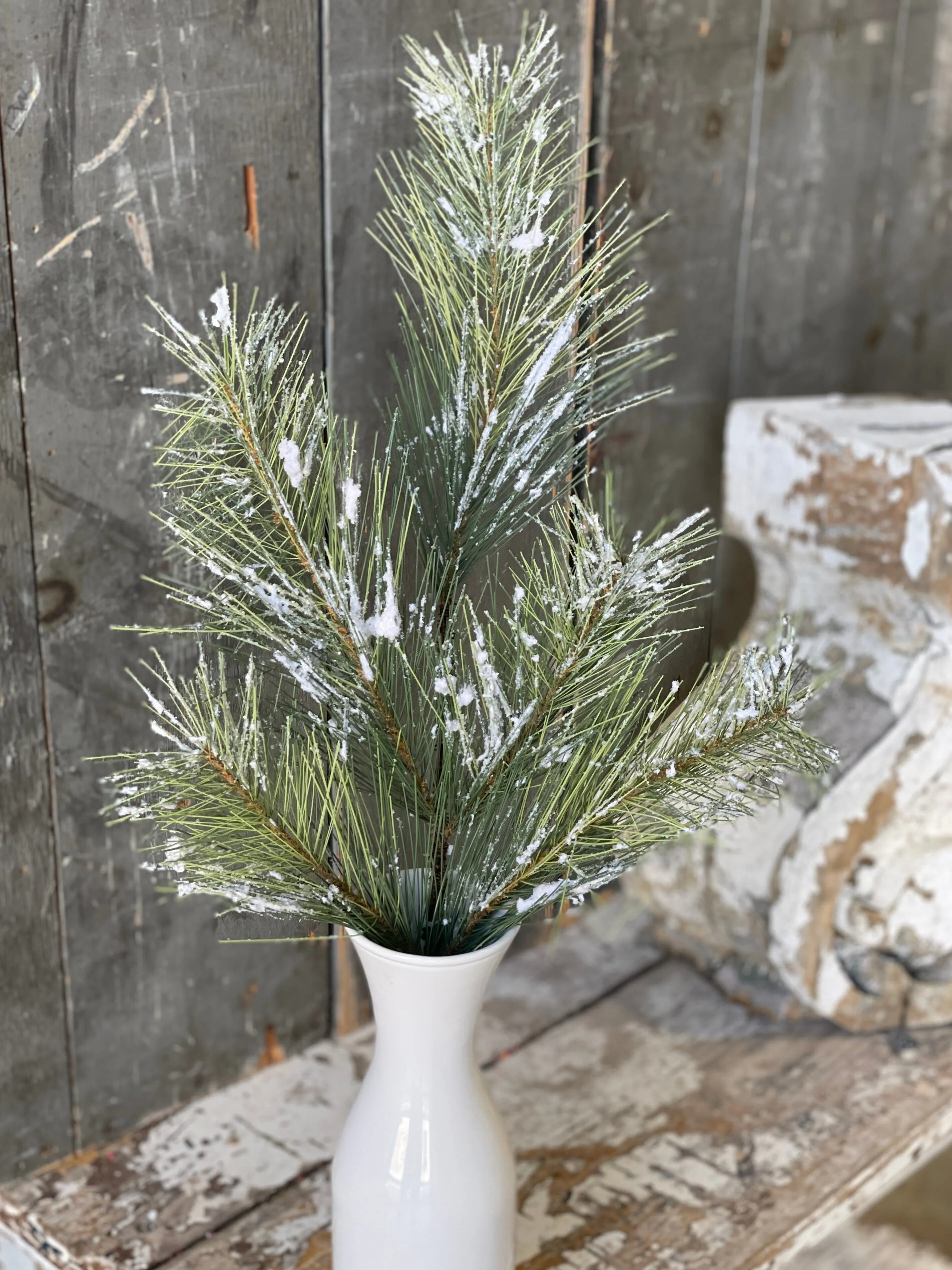 Snowy Fir Spray | 24"