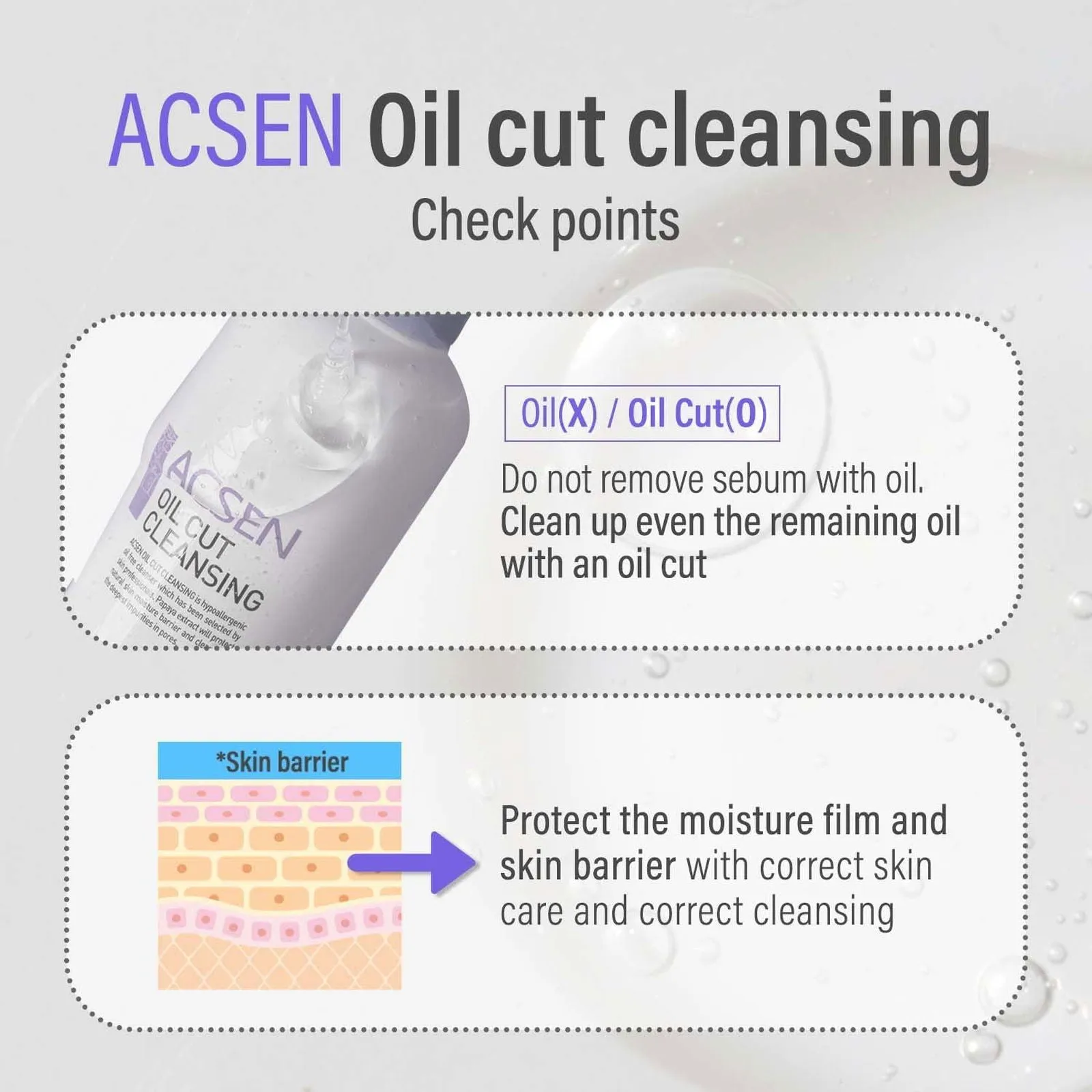 TROIAREUKE ACSEN Oil Cut Cleansing 120ml